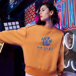 Свитшот KELME Round Neck Sweater Orange