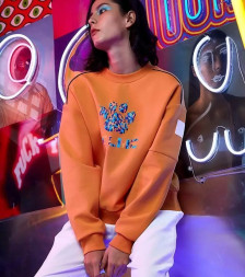 Свитшот KELME Round Neck Sweater Orange