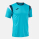 ФУТБОЛКА С КОРОТКИМ РУКАВОМ TERRA ФЛУОРЕСЦЕНТНЫЙ БИРЮЗОВЫЙ ТЕМНО-СИНИЙ