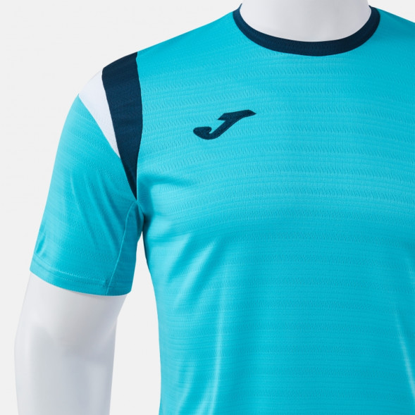 ФУТБОЛКА С КОРОТКИМ РУКАВОМ TERRA ФЛУОРЕСЦЕНТНЫЙ БИРЮЗОВЫЙ ТЕМНО-СИНИЙ