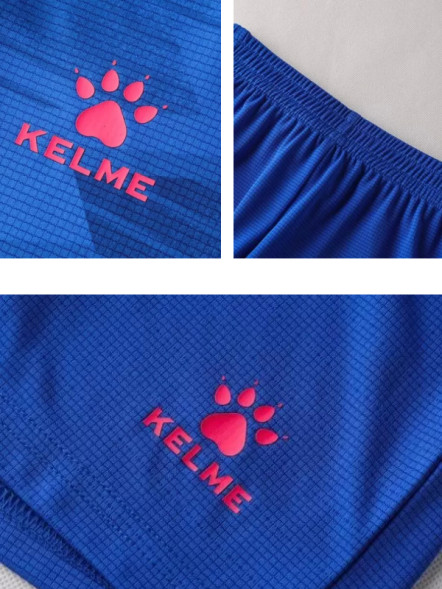 Футбольная форма KELME Short Sleeve Football Suit Blue