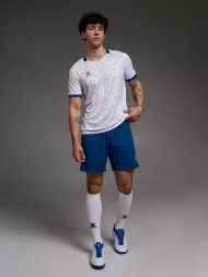 Футбольная форма KELME Short-Sleeved Football Suit (White/Blue)