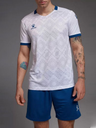 Футбольная форма KELME Short-Sleeved Football Suit (White/Blue)