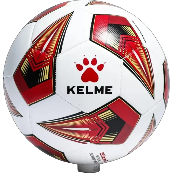 Футбольный мяч KELME Machine Stitched Football (White/Red)