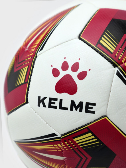 Футбольный мяч KELME Machine Stitched Football (White/Red)