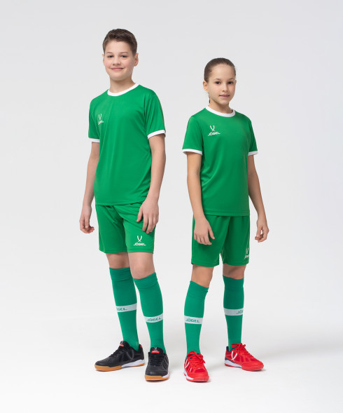 Шорты игровые JOGEL CAMP Classic Shorts, зеленый/белый, детский