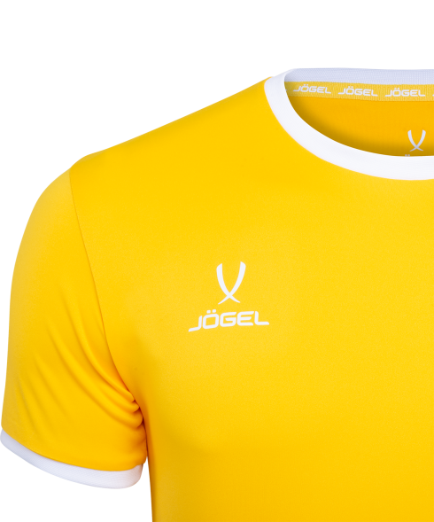 Футболка футбольная JOGEL CAMP Origin, желтый/белый