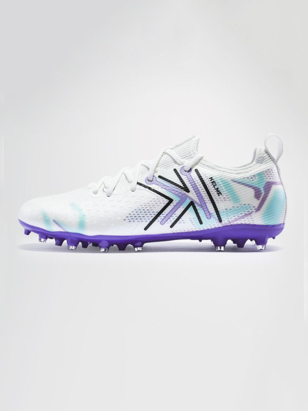 Бутсы KELME Men's Football Shoes (MG) (White/Violet)