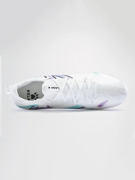 Бутсы KELME Men's Football Shoes (MG) (White/Violet)
