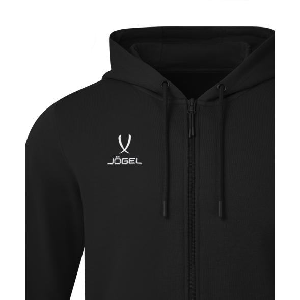 Худи на молнии JOGEL ESSENTIAL Cotton FZ Hoodie, черный, детский