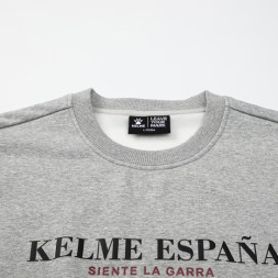 Свитшот KELME Fleece Crew Neck Sweatshirt Grey