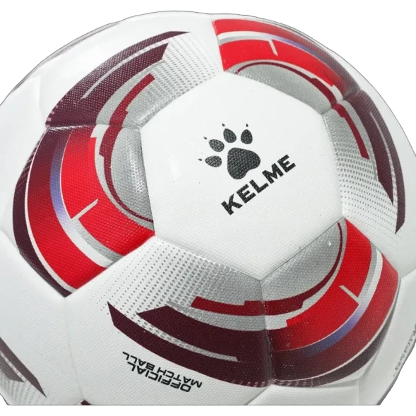 Футбольный мяч KELME Heat Bonded Football (White/Red)