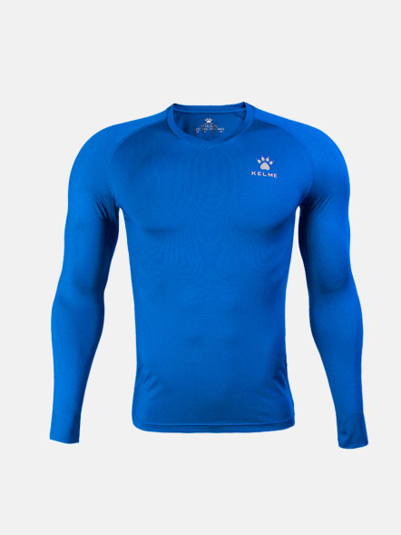Термобелье (верх) KELME Pro Thin Long-sleeved Tights (Medium Armor Tights) Blue