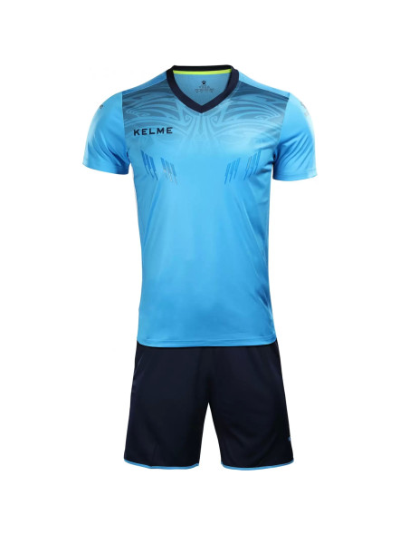 Вратарская форма KELME Goalkeeper Short Sleeve Suit (Light Blue/Black)