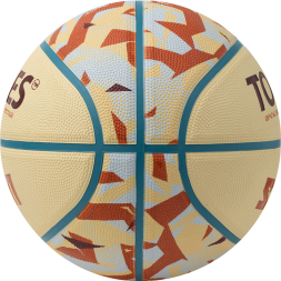 Мяч баск. TORRES Slam, B023147, р.7, резина, нейлон. корд, бут. кам, бежево-коричневый