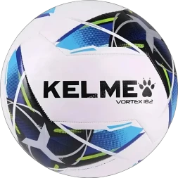Мяч футбольный KELME Vortex 18.2, Pro (10 Panels) (White/Blue)