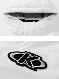 Пуховик KELME Long Down Jacket White
