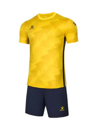Футбольная форма KELME Short Sleeve Football Suit (Yellow/Dark Blue)