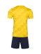 Футбольная форма KELME Short Sleeve Football Suit (Yellow/Dark Blue)