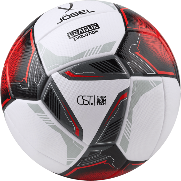 Мяч футбольный JOGEL League Evolution Pro №5, белый