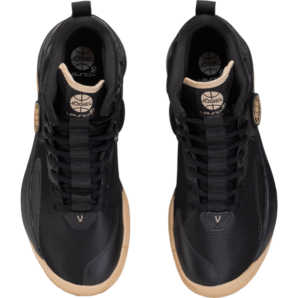 Кроссовки баскетбольные JOGEL Launch MID, Black/gold
