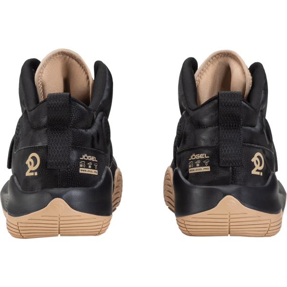 Кроссовки баскетбольные JOGEL Launch MID, Black/gold