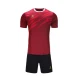 Футбольная форма KELME Short-Sleeved Football Suit (Burgundy/Black)