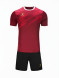 Футбольная форма KELME Short-Sleeved Football Suit (Burgundy/Black)