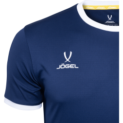 Футболка футбольная JÖGEL CAMP Origin, темно-синий/белый