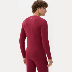 Футболка компрессионная с длинным рукавом JOGEL CAMP PerFormDRY Baselayer LS Tee, гранатовый