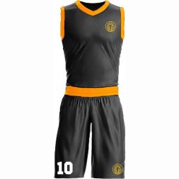 Баскетбольная форма ЭКИПО PLANE Черный цвет