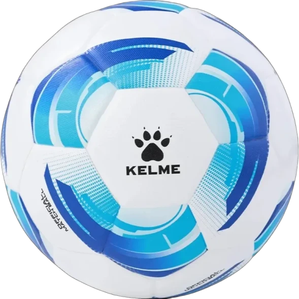 Футбольный мяч KELME Heat Bonded Football (White/Light Blue)