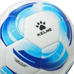 Футбольный мяч KELME Heat Bonded Football (White/Light Blue)