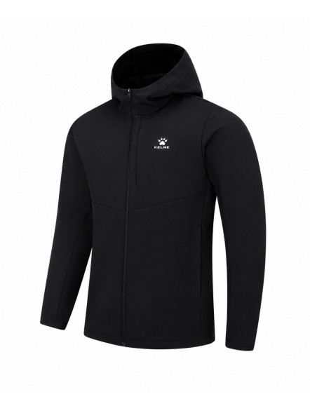 Демисезонная куртка KELME Woven Jacket (hooded) Black