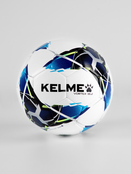 Мяч футбольный KELME Vortex 18.2 (32 Panels) (White/Blue)