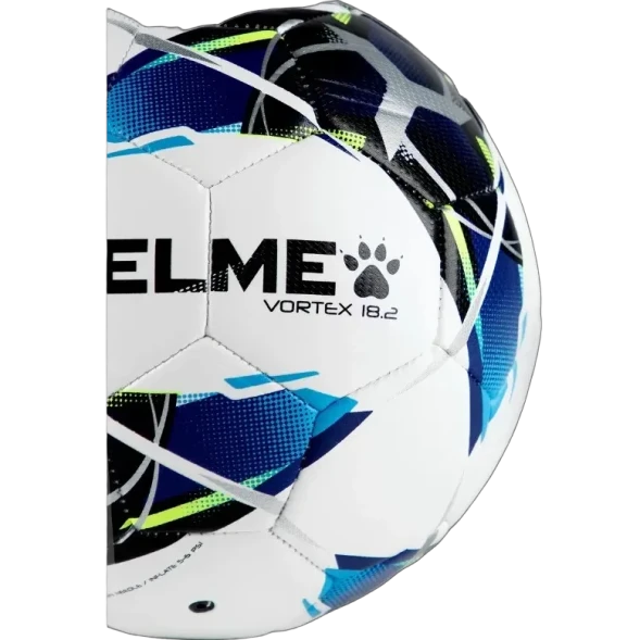 Мяч футбольный KELME Vortex 18.2 (32 Panels) (White/Blue)