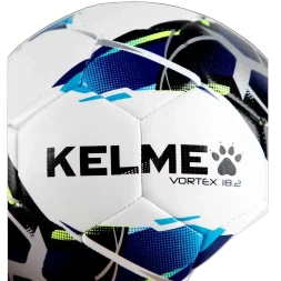 Мяч футбольный KELME Vortex 18.2 (32 Panels) (White/Blue)