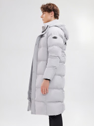 Пуховик KELME Long Down Jacket Grey