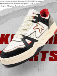 Кроссовки KELME Men's Casual Shoes (White/Dark Grey)