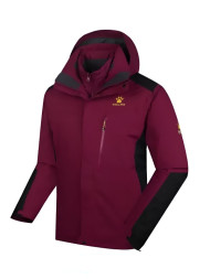 Куртка утепленная KELME Men's Jacket (Two-Piece Suit) Burgundy