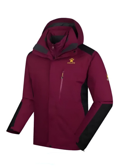 Куртка утепленная KELME Men's Jacket (Two-Piece Suit) Burgundy
