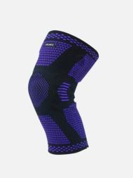 Бандаж KELME Knitted Sports Knee Pads (Black/Violet)