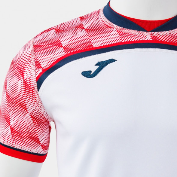 ФУТБОЛКА С КОРОТКИМ РУКАВОМ IRON HANDBALL PRO БЕЛЫЙ КРАСНЫЙ