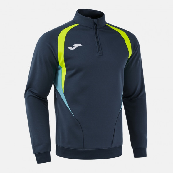 СВИТШОТ CHAMPIONSHIP 20 ТЕМНО-СИНИЙ ФЛУОРЕСЦЕНТНЫЙ ЖЕЛТЫЙ