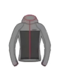 Толстовка KELME Women's Training Jacket (Grey/Dark Grey)