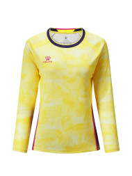 Лонгслив KELME Women's Long-sleeved Training Uniform Yellow