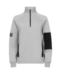 Свитшот на молнии 1/4 JOGEL Power Inside Sweatshirt W Relaxed Fit, серый