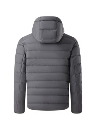 Пуховик KELME Lightweight Hooded Down Jacket Grey