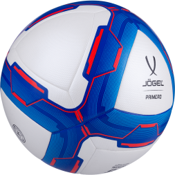 Мяч футбольный JOGEL Primero №4, белый/синий/красный