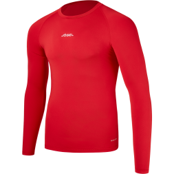 Футболка компрессионная с длинным рукавом JÖGEL CAMP PerFormDRY Baselayer LS Tee, красный